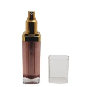 Acryl Material Square Emulsion Flasche